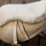 Dior SADDLE Fur handbag