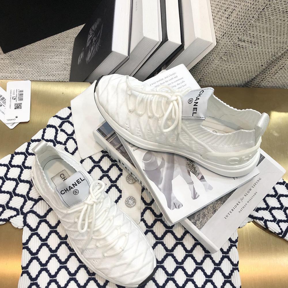 【透け感×異素材◎】CHANEL ニットブーツ VIVIAN ブーツ レディース 春ブーツ シアーブーツ 透け チュール