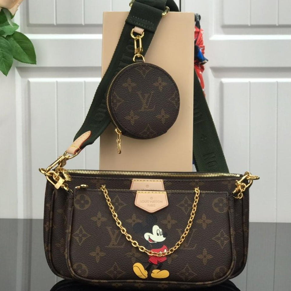 Louis Vuitton With Mickey Mouse Face Shirt  HighQuality Printed Brand
