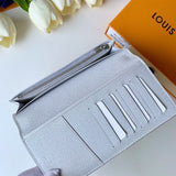 Louis Vuitton Brazza Wallet Monogram White