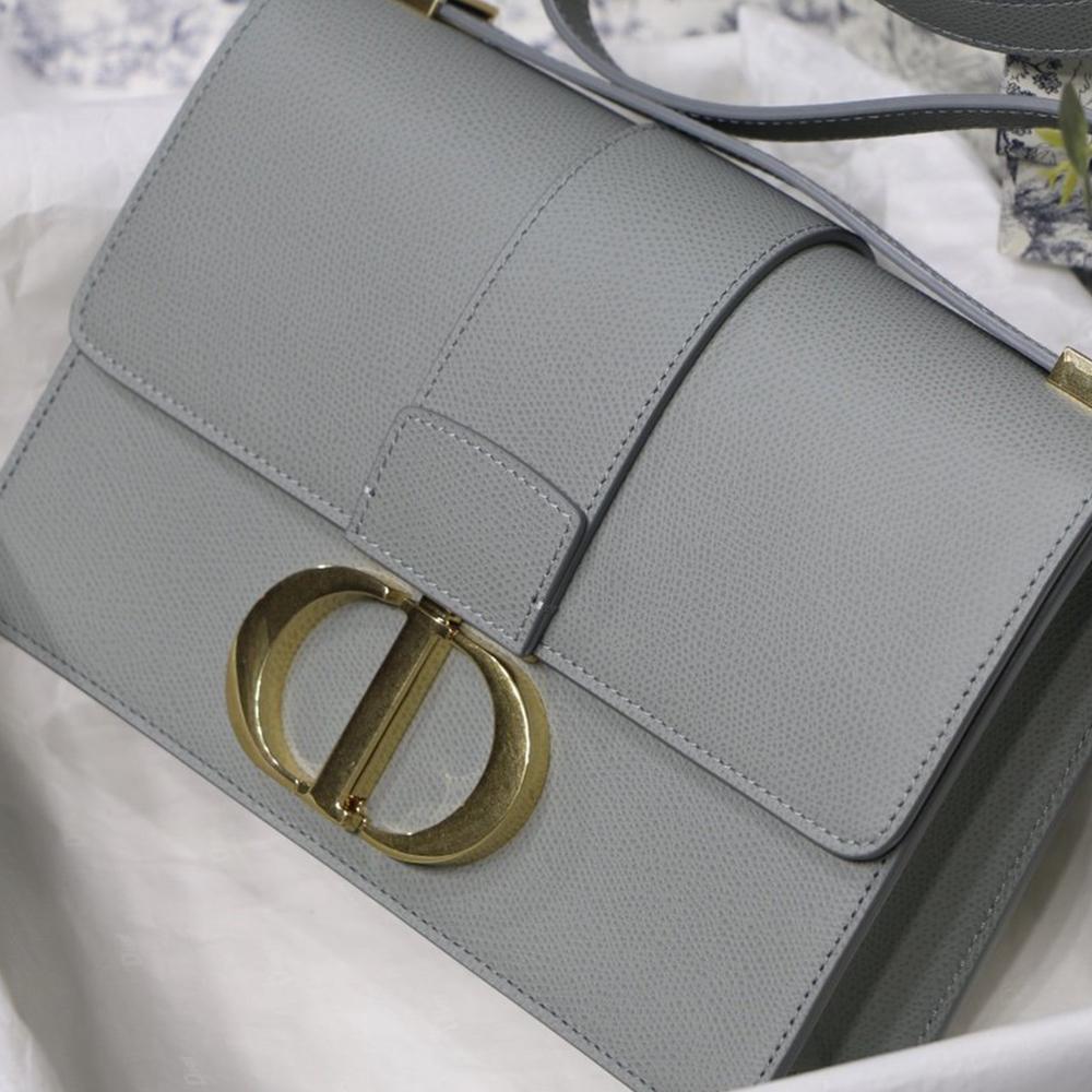 Dior - 30 Montaigne Box Bag Latte Box Calfskin - Women