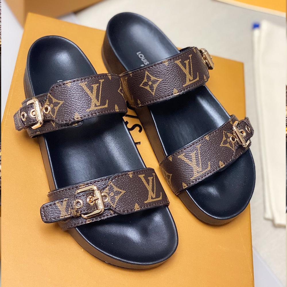 ミニモノグラム◇Louis Vuitton サンダル Bom Dia Bom Dia Flat Mule - Shoes | Louis Vuitton India