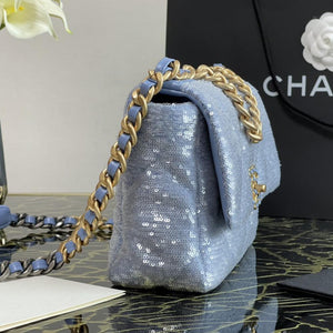 Chanel 19 sequin Flap Bag