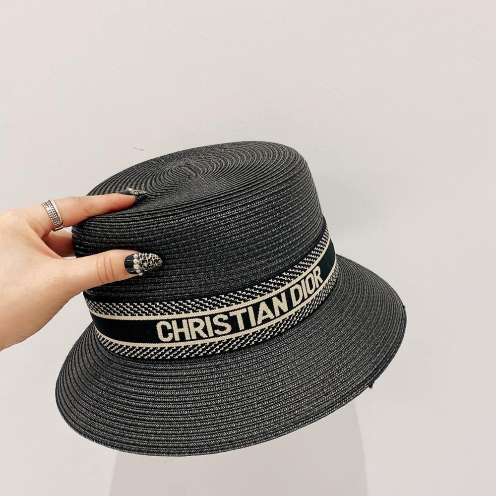 DIOR ハット　（Christian Dior）HAT NEW Christian Dior logo D-Bobby Small Brim Jacquard Bucket