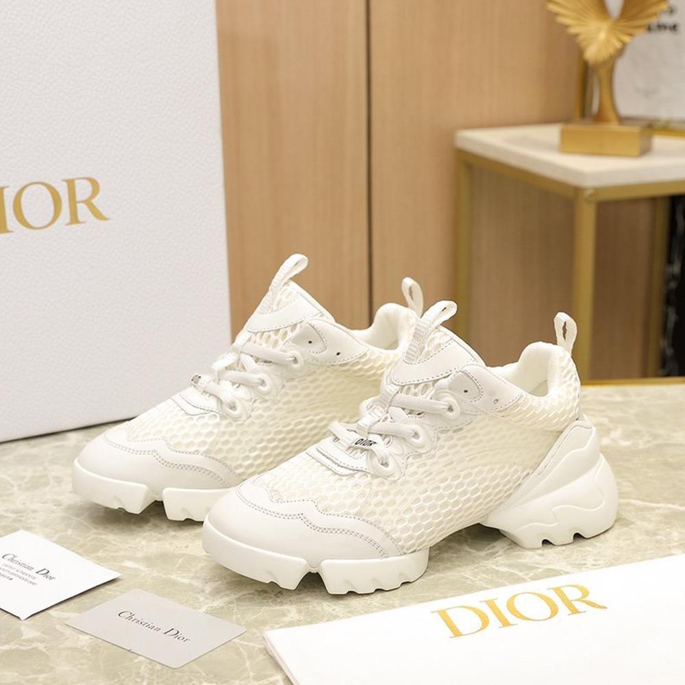 DIOR D-Connect Leather Mesh Sneaker