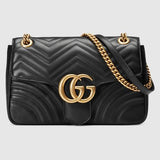 Women's Gucci GG Marmont medium matelassé shoulder bag
