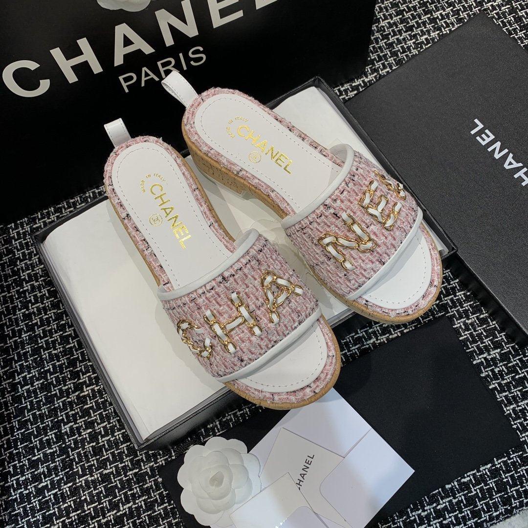 【チェーンリボンがフェミニン♡】CHANEL サンダル CHANEL - 未使用さん♥CHANELシャネル リボンサンダル 36.5C