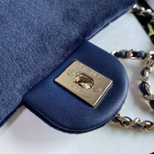 Chanel Square Mini Classic Flap Bag Velvet