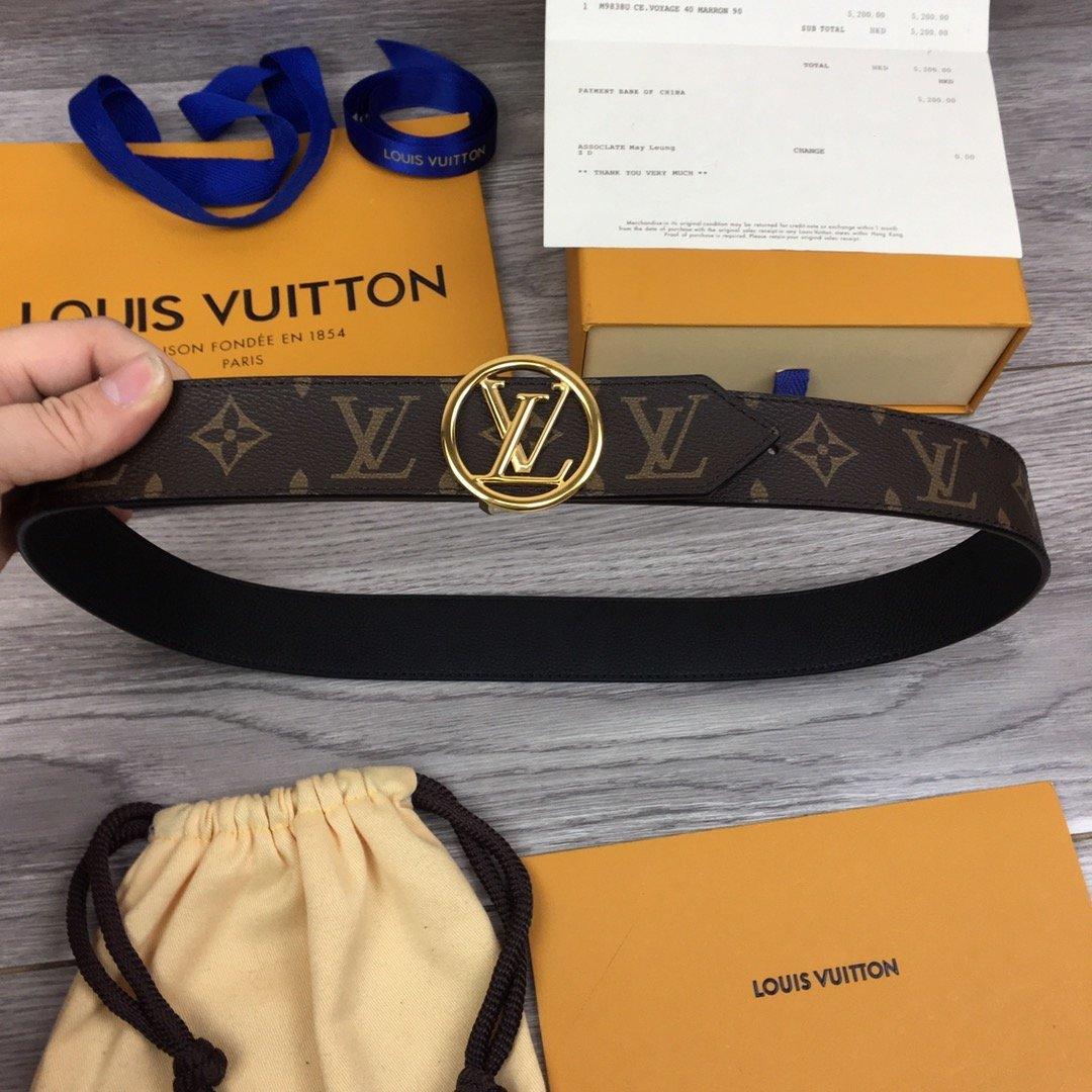 LOUIS VUITTON N1000 ベルト LV Iconic 30MM Reversible Belt Monogram Canvas - Accessories