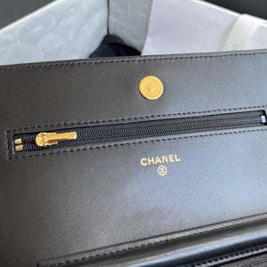 Chanel Wallet on chain Black Lambskin