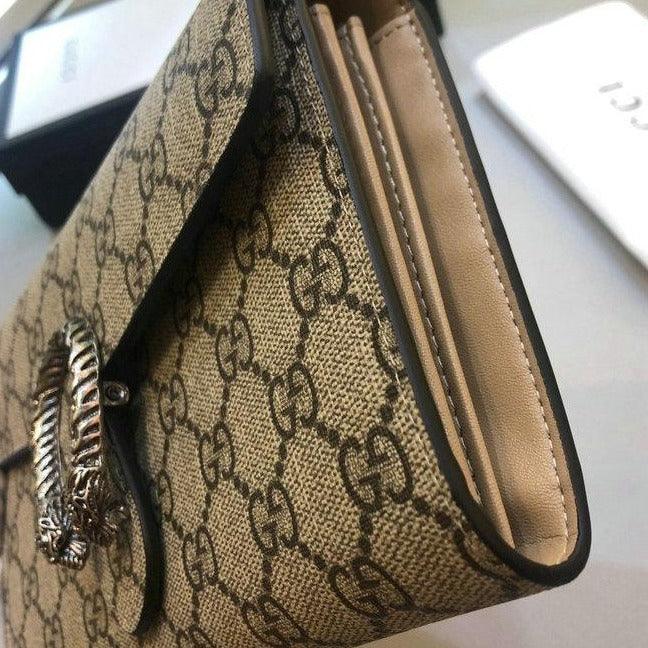 Gucci Dionysus GG Supreme chain wallet