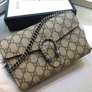 Gucci Dionysus GG Supreme chain wallet