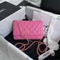 Chanel Wallet on chain Pink