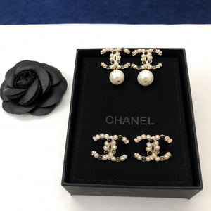 Chanel Pearl Drop Earrings