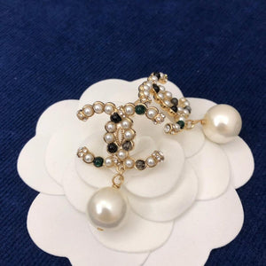 Chanel Pearl Drop Earrings