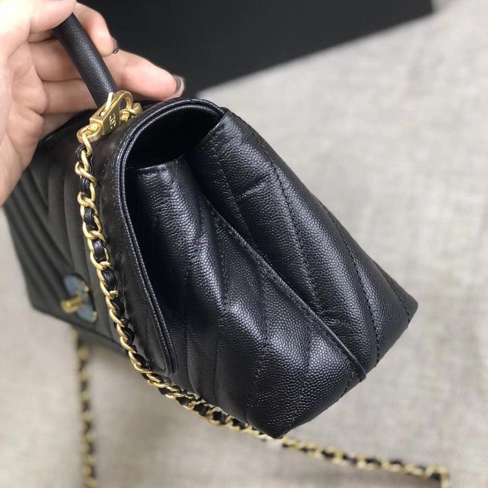 Flap Bag with Top Handle