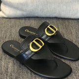 Christian Dior 30 Montaigne Flat Thong Sandals