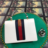 Gucci Sylvie leather Medium Top Handle bag