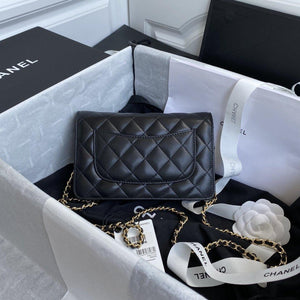 Chanel Wallet on chain Black Lambskin