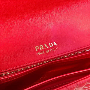 Medium Leather Prada Diagramme Bag