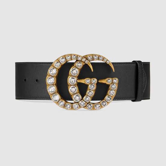 Gucci Crystal Double G Belt