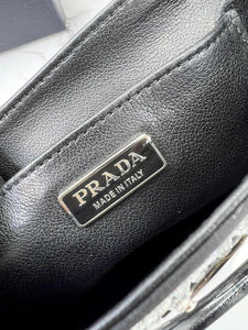 Prada Satin Tote Bag with Crystals