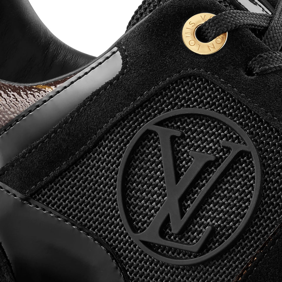 Louis Vuitton Run Away Black Suede Sneakers