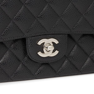 Chanel classic Flap bag with Silver hardware